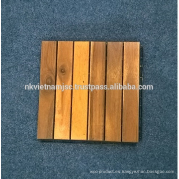 Azulejos de Acacia de 12 Slat y 6 Slat